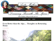 Tablet Screenshot of anitamathias.com